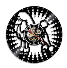 Load image into Gallery viewer, Poodle Dog House Wall Clock