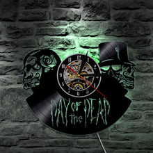Load image into Gallery viewer, The Day Of The Dead Skulls Wall Clock