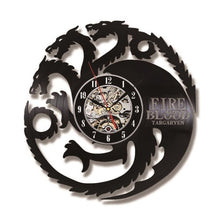 Load image into Gallery viewer, Fire Blood Game of Thrones Theme Wall Clock