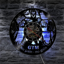 Load image into Gallery viewer, No Pain No Gain  Wall Clock