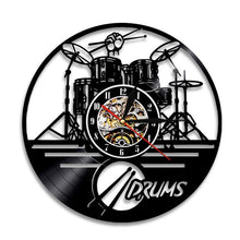 Load image into Gallery viewer, Guitar Drums  Wall Clock