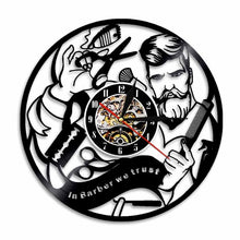 Load image into Gallery viewer, Barber Shop Wall Clock