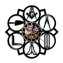 Load image into Gallery viewer, Masonic Wall Clock
