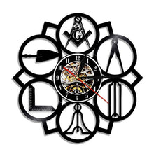 Load image into Gallery viewer, Masonic Wall Clock
