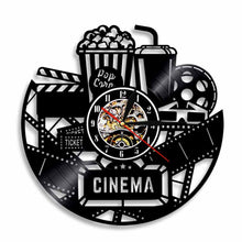 Load image into Gallery viewer, Cinema Movie Ticket  Wall Clock