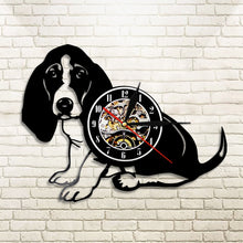 Load image into Gallery viewer, Basset Hound Wall Clock