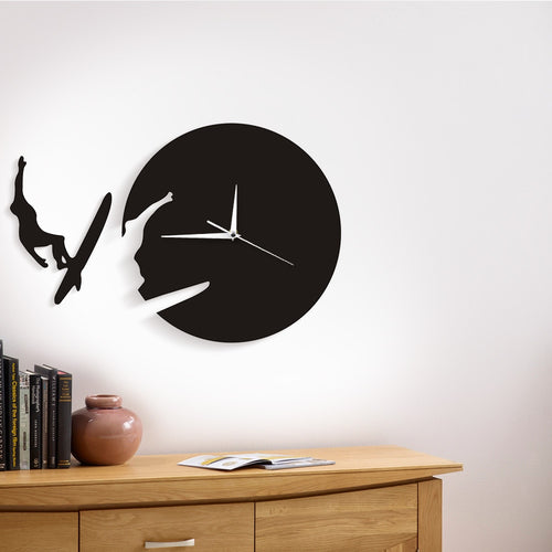 Surfing Time Wall Clock
