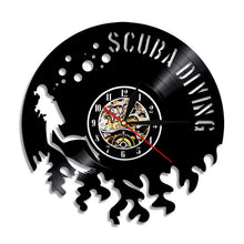 Load image into Gallery viewer, Scuba Diving Wall Clock