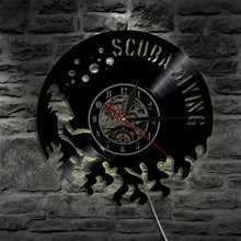 Load image into Gallery viewer, Scuba Diving Wall Clock