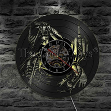 Load image into Gallery viewer, Middle Finger Skull Wall Clock