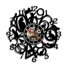 Load image into Gallery viewer, Cute Cats Wall Clock