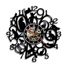 Load image into Gallery viewer, Cute Cats Wall Clock