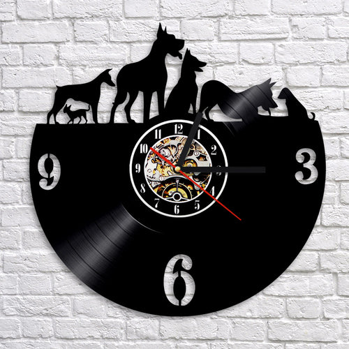 Puppy Dogs  Wall Clock