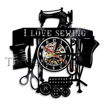 Load image into Gallery viewer, Apparel Sewing Insturment  Wall Clock