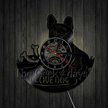 Load image into Gallery viewer, Lovely French Bulldog  Wall Clock