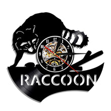 Load image into Gallery viewer, Raccoon Fox  Wall Clock