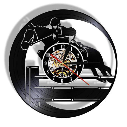 Horseback Riding Wall Clock