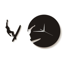 Load image into Gallery viewer, Surfing Time Wall Clock