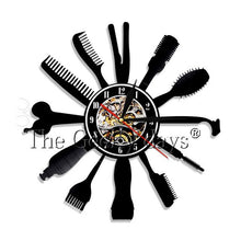 Load image into Gallery viewer, Barber Shop Wall Clock