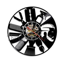 Load image into Gallery viewer, Barber Shop Wall Clock