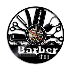 Load image into Gallery viewer, Barber Shop Wall Clock