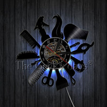 Load image into Gallery viewer, Barber Shop Wall Clock