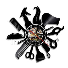 Load image into Gallery viewer, Barber Shop Wall Clock