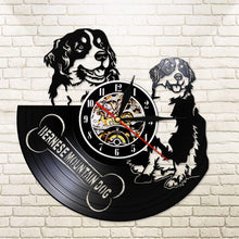 Load image into Gallery viewer, Cute Bernese Mountain Dog Wall Clock