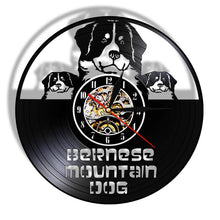 Load image into Gallery viewer, Cute Bernese Mountain Dog Wall Clock