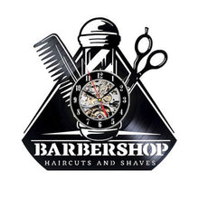 Load image into Gallery viewer, Barber Shop Wall Clock