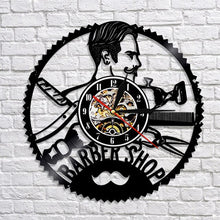 Load image into Gallery viewer, Barber Shop Wall Clock
