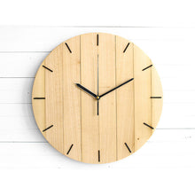 Load image into Gallery viewer, Slient Wooden Wall Clock