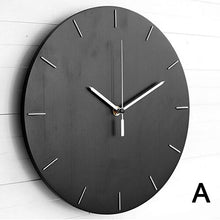 Load image into Gallery viewer, Slient Wooden Wall Clock